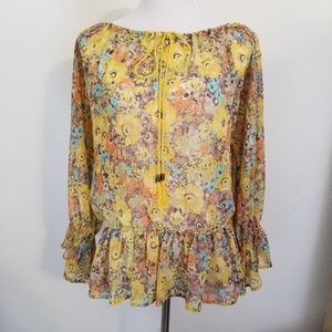 NWOT Moda International Sheer Top